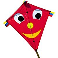 Los mejores  - CIM Cometa - Happy Eddy Red - por niños con Edad a Partir de 3 años - 67x70cm - Cordón y Cola de la Cometa incluidos
